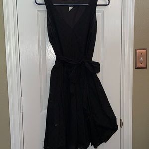 Black cotton dress